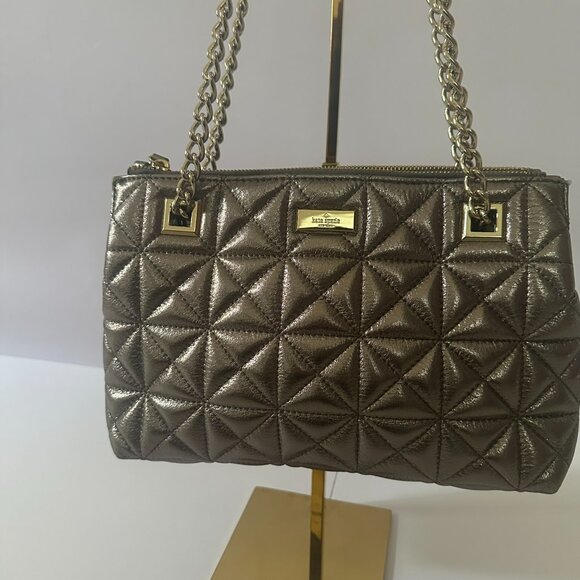 Kate Spade – paige metallic quilted shoulder bag - Picture 2 of 8